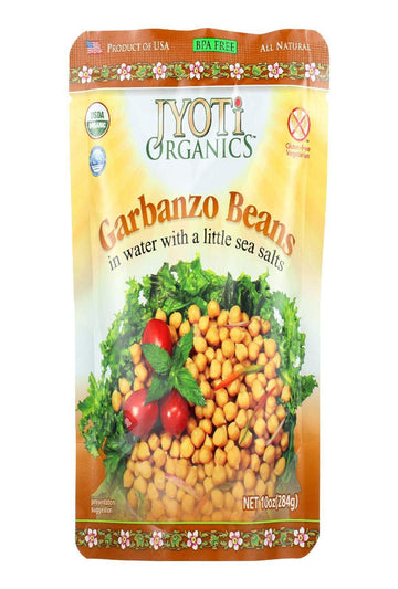 Jyoti Natural Foods Organic Garbanzo Beans, 10 Oz