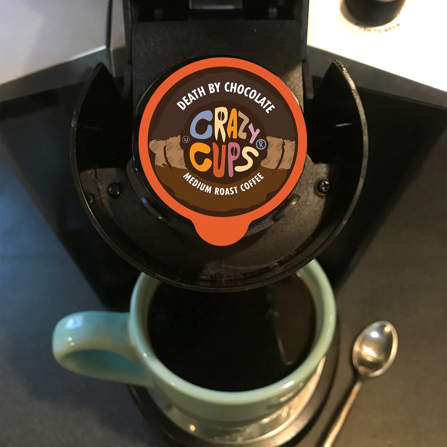 Crazy Cups Deluxe Holiday Flavored Coffee Gift Box, Assorted Flavored Coffee For Keurig K-Cups Machines, Medium Roast Coffee In