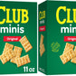 Club Minis Crackers, Lunch Snack, Original, 11oz Box (Pack of 2)