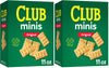 Club Minis Crackers, Lunch Snack, Original, 11oz Box (Pack of 2)