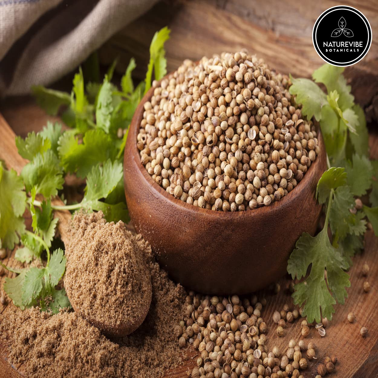 Naturevibe Botanicals Coriander Seed Powder - 5Lbs - Coriandrum Sativum | Raw, Gluten-Free & Non-Gmo | Rich Amount Of Minerals |