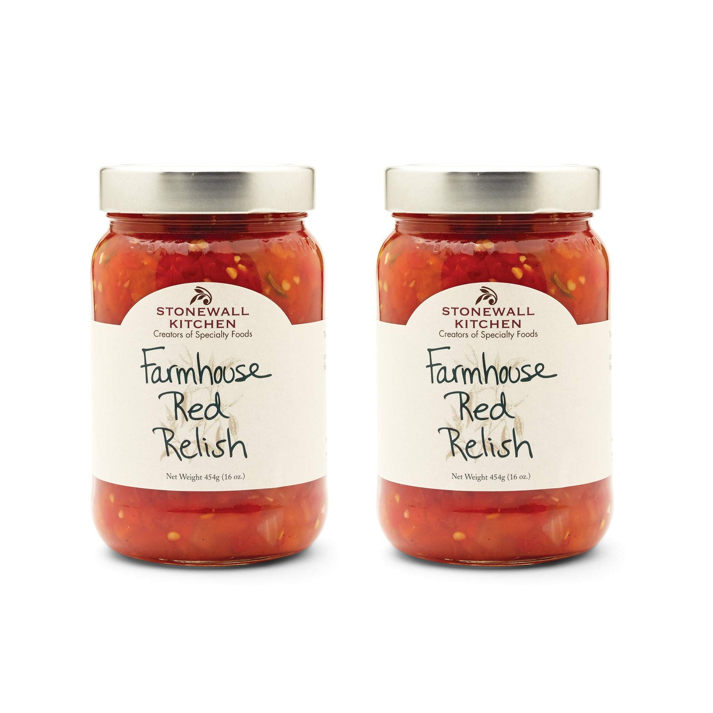 Stonewall Kitchen Farmhouse Red Relish, 16 Ounces, Pack of 2, Red