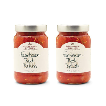 Stonewall Kitchen Farmhouse Red Relish, 16 Ounces, Pack of 2, Red