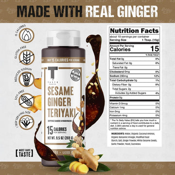 Taste Flavor Co. Grilling, Dipping Sauce and Marinade, Great Tasting, Low-Calorie Sauces, Keto Friendly, No Oils (5 Pack, Sesame