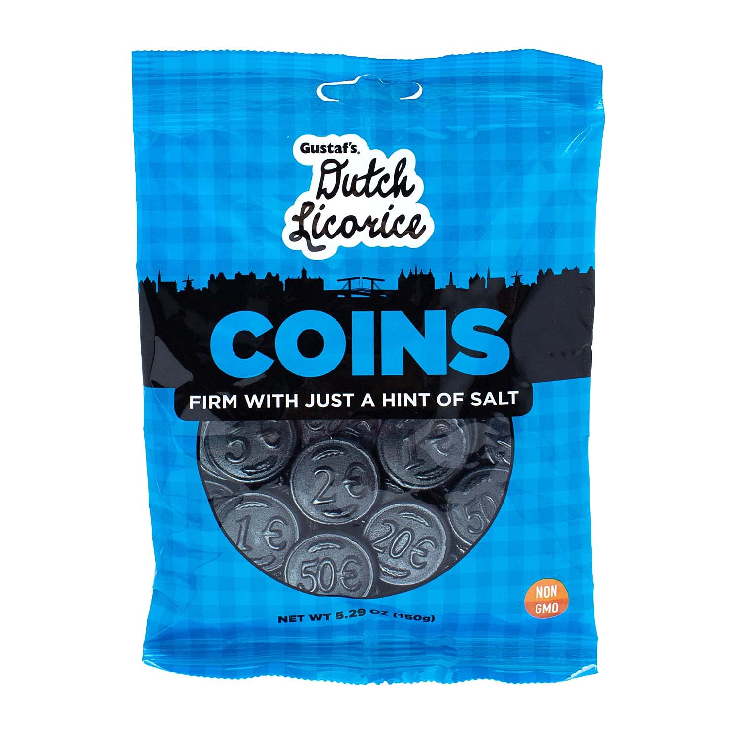 Gustaf'S Dutch Licorice Coins, 5.2-Ounce Bags (Pack Of 12)