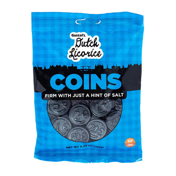 Gustaf'S Dutch Licorice Coins, 5.2-Ounce Bags (Pack Of 12)
