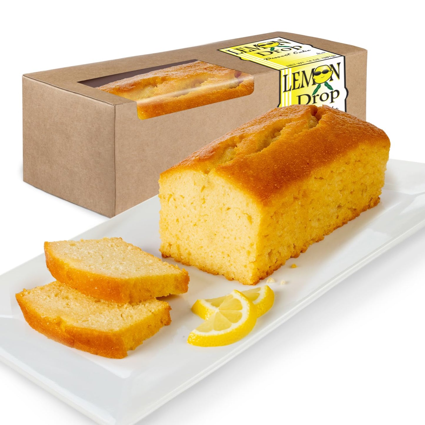 Beatrice Bakery Co. Lemon Drop Liqueur Cake Bar - Freshly Made, 14 oz Box
