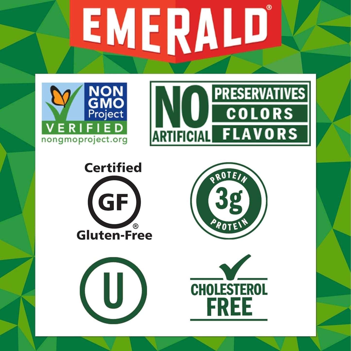 Emerald Nuts Cocoa Roast Almonds, 100 Calorie Packs, 7 Count, 4.34 Oz (Pack of 6)