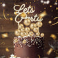 66 Pcs Gold Cake Balls For Decorating - 4 Size Round Ball Cake Topper, Foam Decorations, Balloon Cupcake Toppers For Wedding Bir