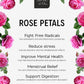 Infini Vita Dried Rose Petals 14G (0.5Oz) - Edible Red Rose Tea - Dried Flowers For Cake Decorating, Drinks, Candle, And Soap Ma