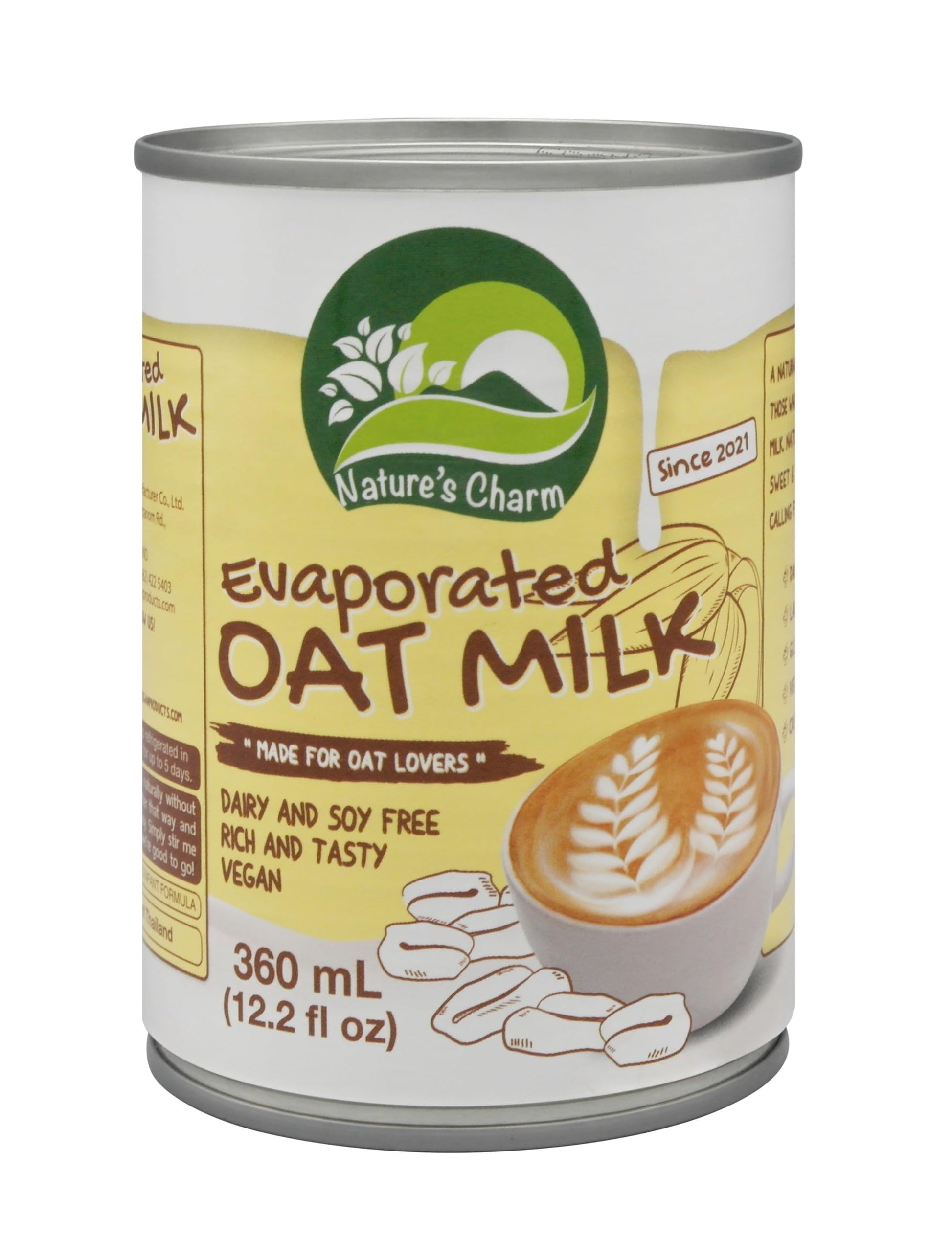 NATURES CHARM Evaporated Oat Milk, 12.2 FZ