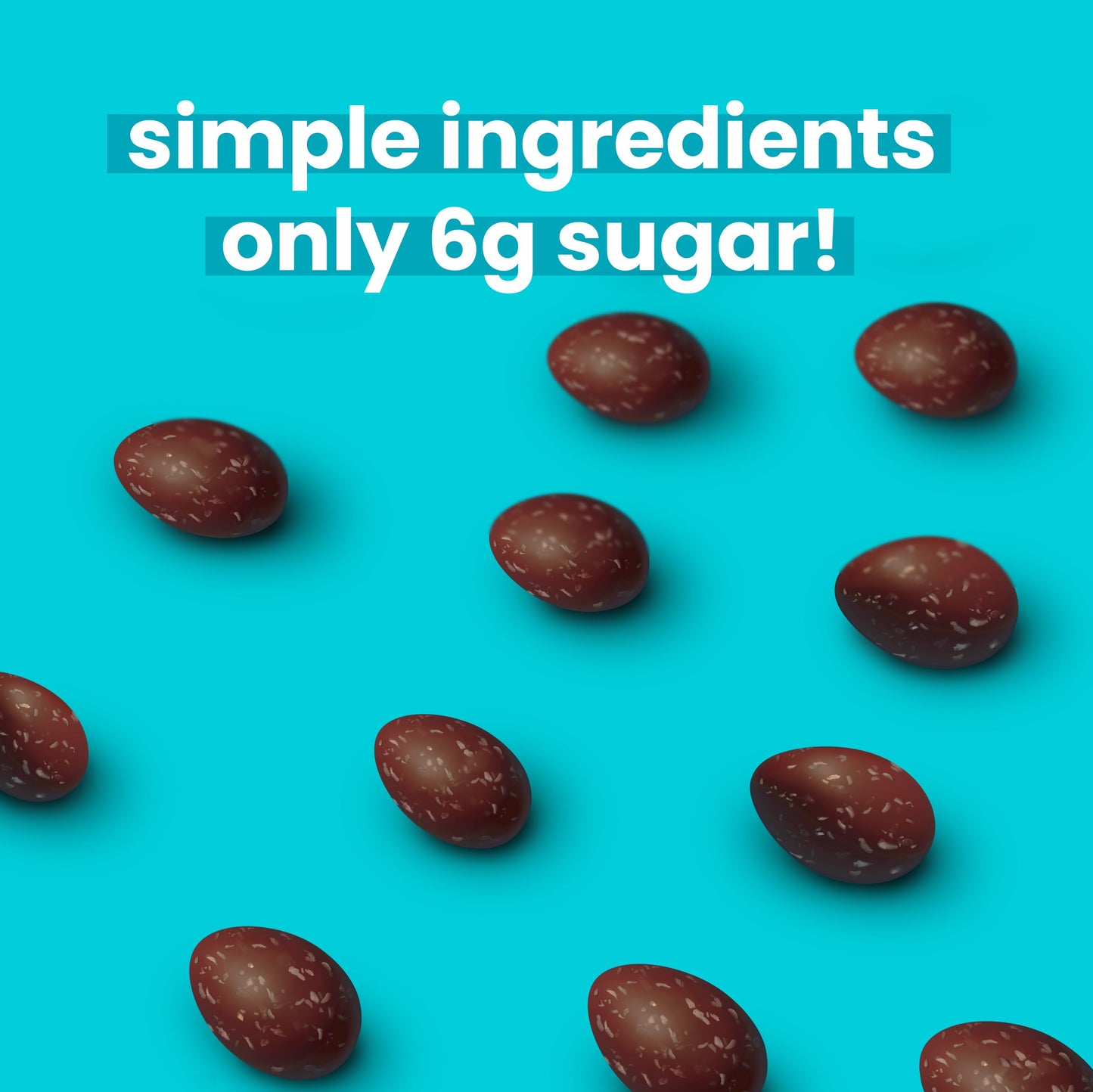 Unreal Dark Chocolate Coconut Almonds (6 Pack) - Certified Vegan, Gluten Free, Fair Trade, Non-Gmo, No Sugar Alcohols Or Soy (6