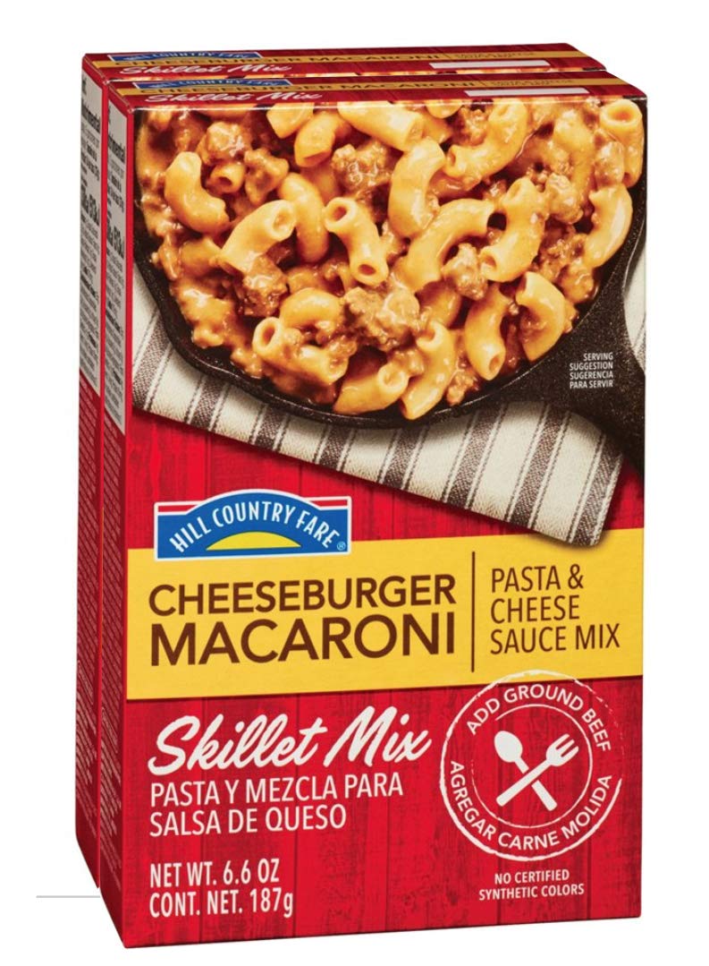 Hill Country Fare Cheeseburger Macaroni Skillet Mix 5.8oz (Pack of 2) hamburger helper