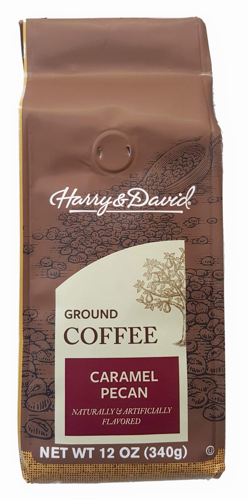 Harry & David Ground Coffee Caramel Pecan 12Oz Bag