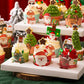 1 Bottle Edible Mixing Christmas Sprinkles 6 Santa Claus Christmas Tree | Cake Cupcakes and Ice Cream Topper Decorations | Edibl