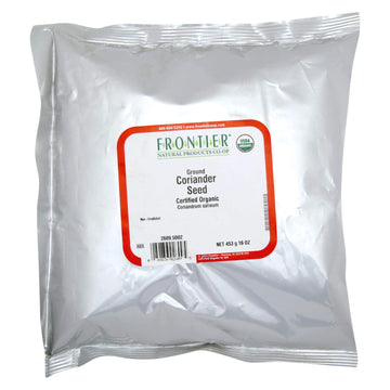 Frontier Herb Bulk Coriander Seed Organic Ground, 1 Pound