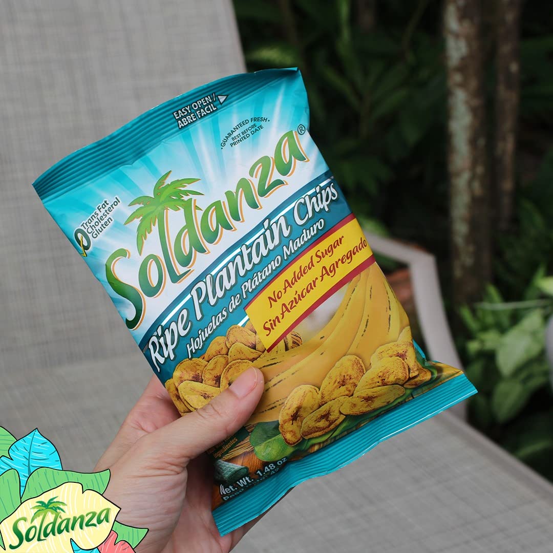 Soldanza Maduritos Plantain Chips, Ripe, 2.5 Ounce (Pack Of 24)