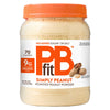 Pbfit 24 Ounce Simply Peanut Powdered Peanut Powder, No Added Sugar Or Salt, Non-Gmo, Plant-Based, Gluten-Free Protein Powder, 9