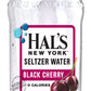 Hal's New York Seltzer Carbonated Black Cherry Flavored Sparkling Water, Zero Sugar, Zero Calorie, Zero Carbs, 20 Fl Oz (Pack of
