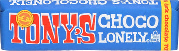 Tonys Chocolonely Extra Dark Chocolate Bar 1.8 Oz.