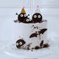 LEBERY Candy Eyeballs Cake Toppers, Edible Sprinkles for Halloween & Christmas Baking - 3 oz, White