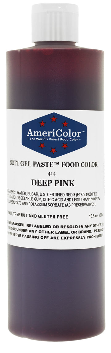 Americolor Deep Pink Soft Gel Paste 13.5 Ounces