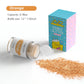 Jelife Orange Edible Glitter Dust For Drinks - 5 Grams Food Grade Luster Glitter Dust, Sprinkle On Sparkle Edible Food Coloring