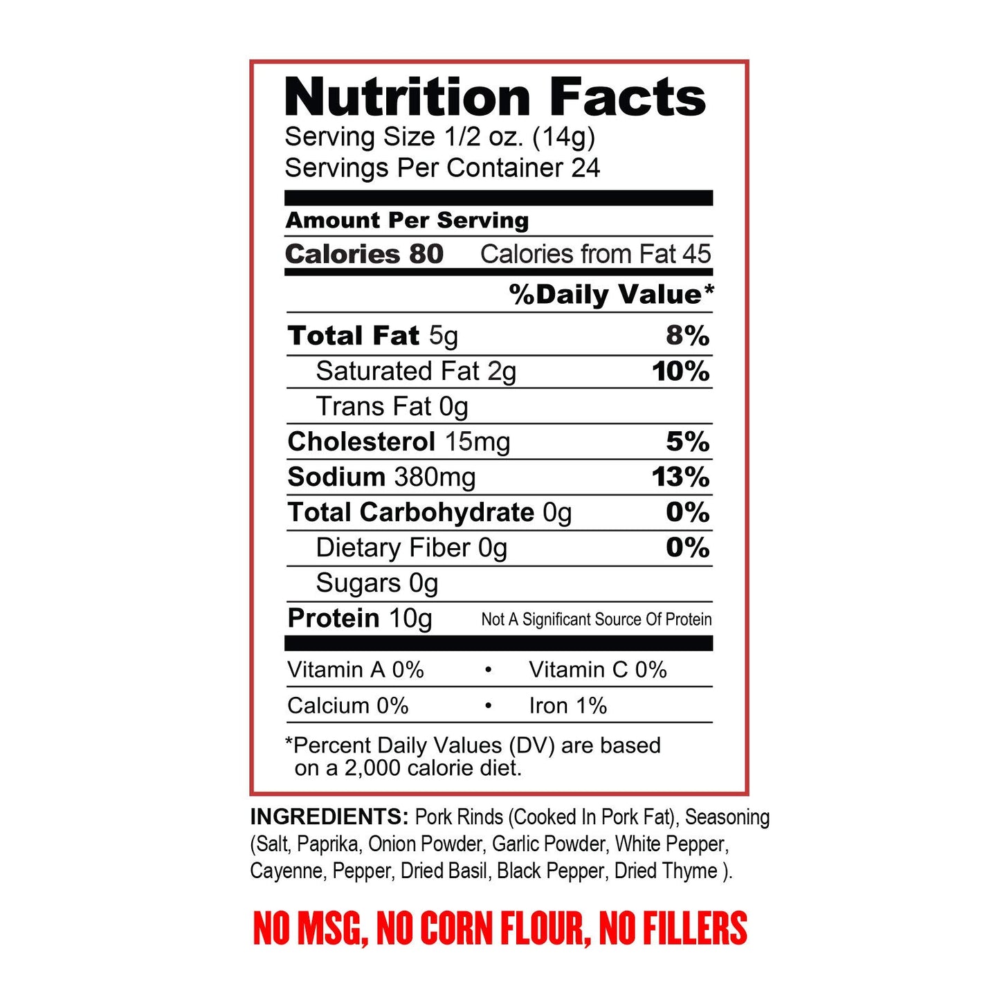 Pork King Good Spicy Cajun Low Carb Keto Diet Pork Rind Breadcrumbs!Perfect For Ketogenic, Paleo, Gluten-Free, Sugar Free and Ba