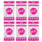 Pur 100% Xylitol Chewing Gum, Sugarless Pomegranate Mint, Sugar Free + Aspartame Free + Gluten Free, Vegan & Keto Friendly - Low Carb, Simply Pure Natural Fruit Flavored Gum, 55 Pieces (Pack Of 6)
