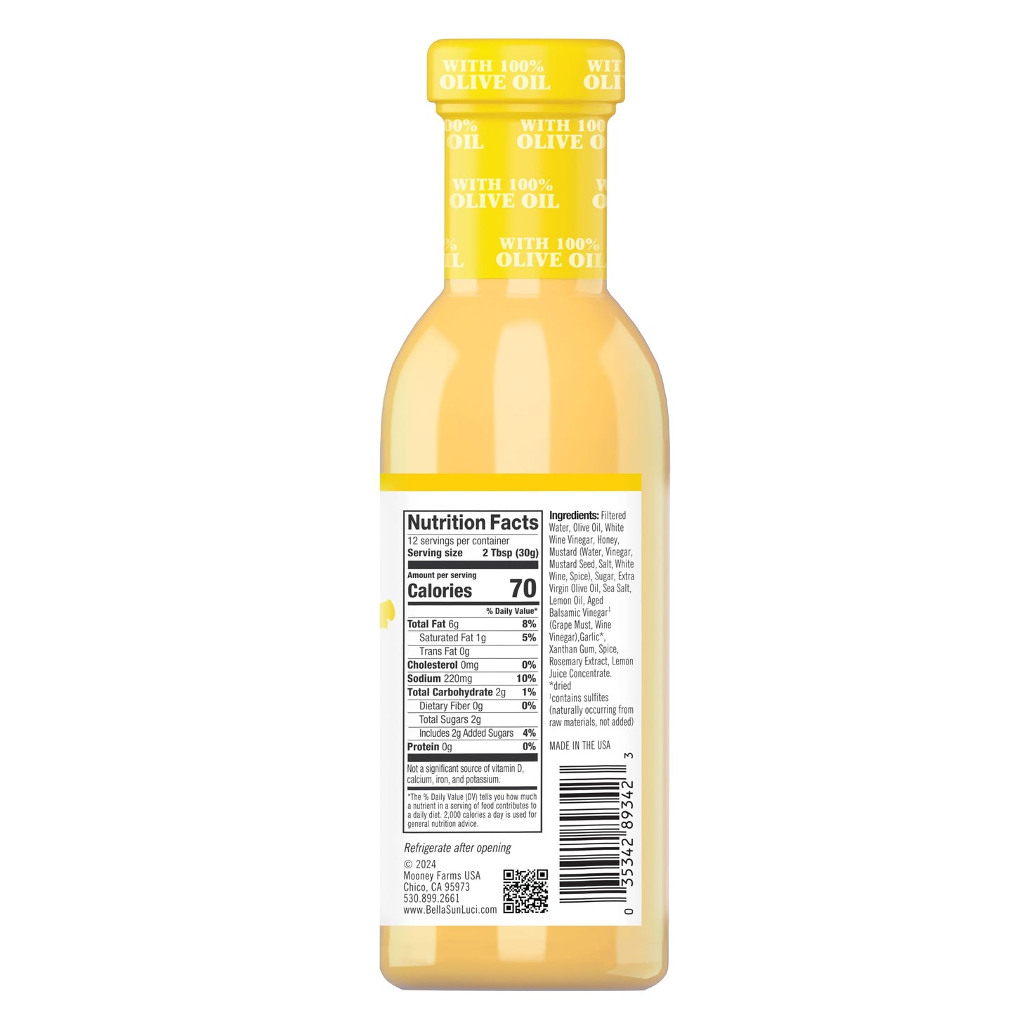 Bella Sun Luci Italian Kitchen Meyer Lemon Vinaigrette