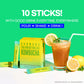 SUNMANC Kombucha Powdered Drink Mix, Sparkling Probiotic, 1.76 oz, Low Calories, Sugar 0g, Lemon Flavor