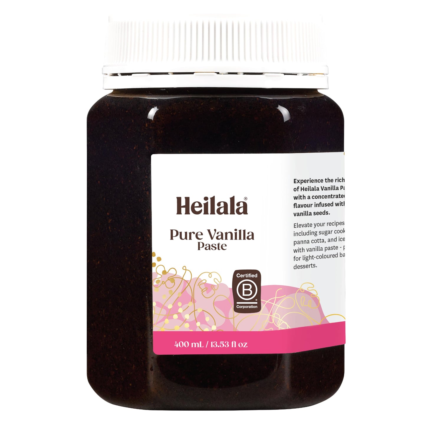 Heilala Vanilla Bean Paste for Baking, 13.52 fl oz, Sustainably Sourced