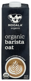 Mooala Barista Oatmilk - Shelf Stable  Oat Based Creamer for Coffee and Matcha  Organic  Non GMO  32 FL OZ Case 1 (1 Pack  32 FL Oz)