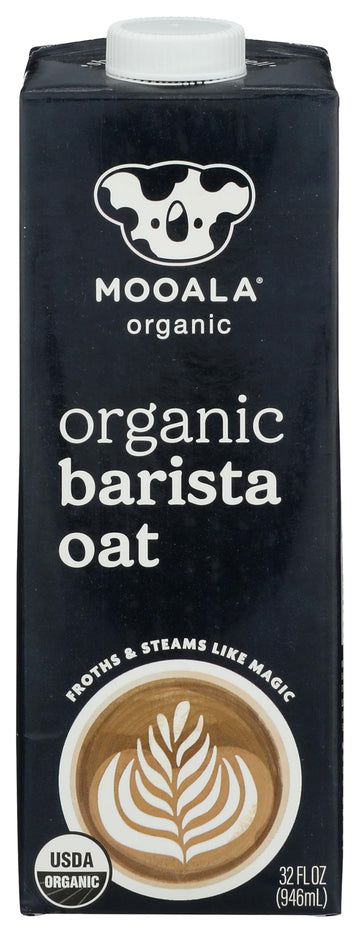 Mooala Barista Oatmilk - Shelf Stable  Oat Based Creamer for Coffee and Matcha  Organic  Non GMO  32 FL OZ Case 1 (1 Pack  32 FL Oz)