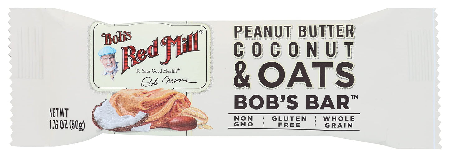 Bobs Red Mill Bar Oat Pnt Btr Coconut (Pack Of 12)