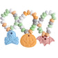 Halloween Candy Bracelets  Individually Wrapped Trick or Treat Pass Out Candies  Assorted Spooky Shapes  24 Count