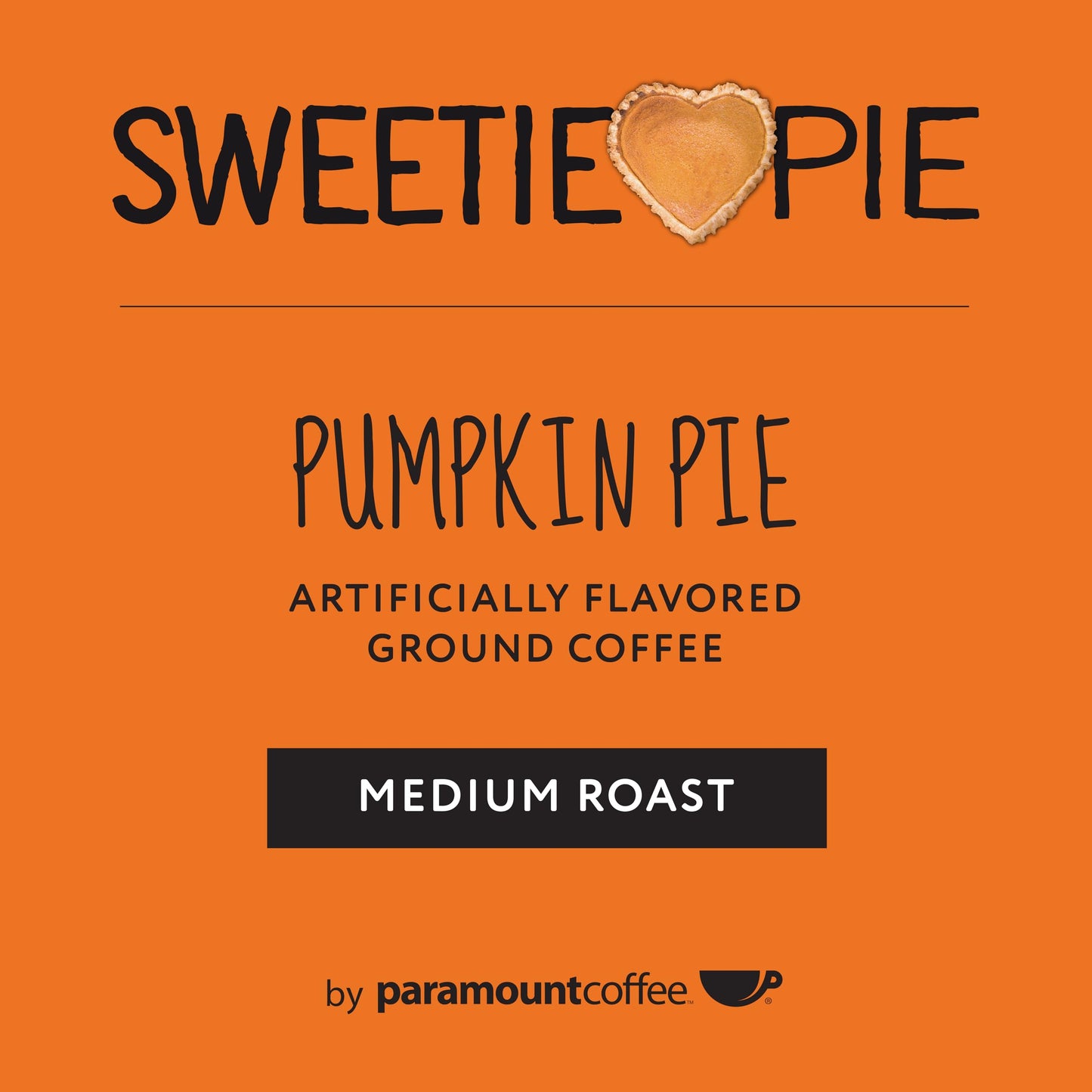 Paramount Roasters Sweetie Pie Pumpkin Pie Flavored Ground Coffee, 1-12 ounce package from Paramount Coffee Company