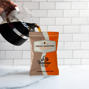 Fresh Roasted Coffee, Italian Roast, Pre-Ground Fractional Packs, 2.25 Ounce, 36 Count