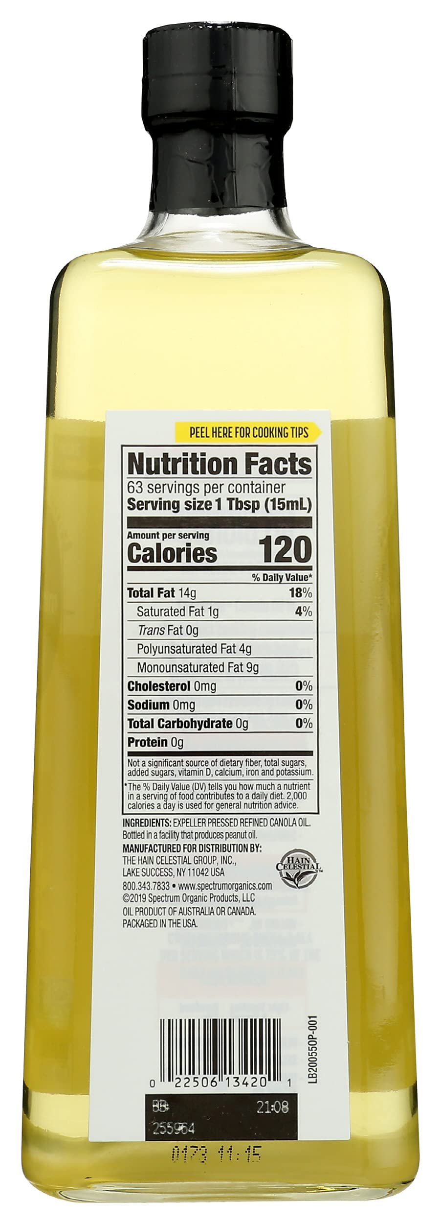 Spectrum Canola Oil, 32 oz