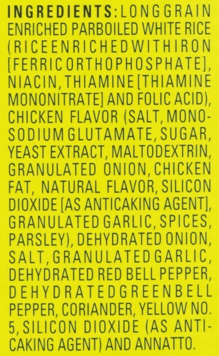 Goya Rice Mix Yellow 7 Oz Pack of 6
