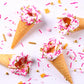 Sprinkles For Cake Decorating, Sujoygar Fancy Sprinkles Set For Cupcake Toppers, White Deluxe Pink Gold Sprinkles Mix For Ice Cr