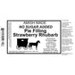 Amish Pie Filling And Topping - Two 32 Oz Jars (Strawberry Rhubarb Nsa)