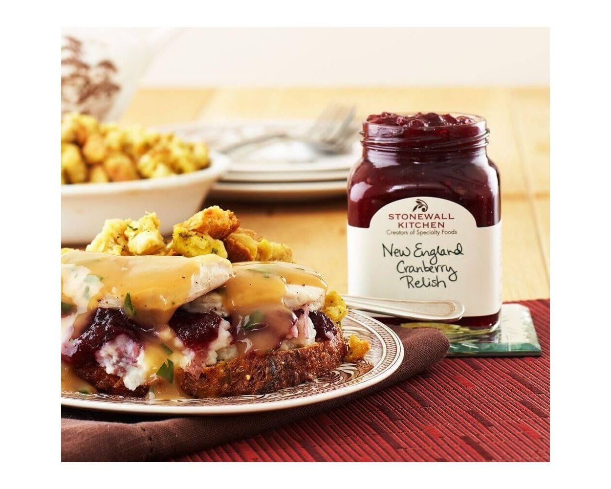Stonewall Kitchen Cranberry Relish, 12 Ounce, Red, Model 131212