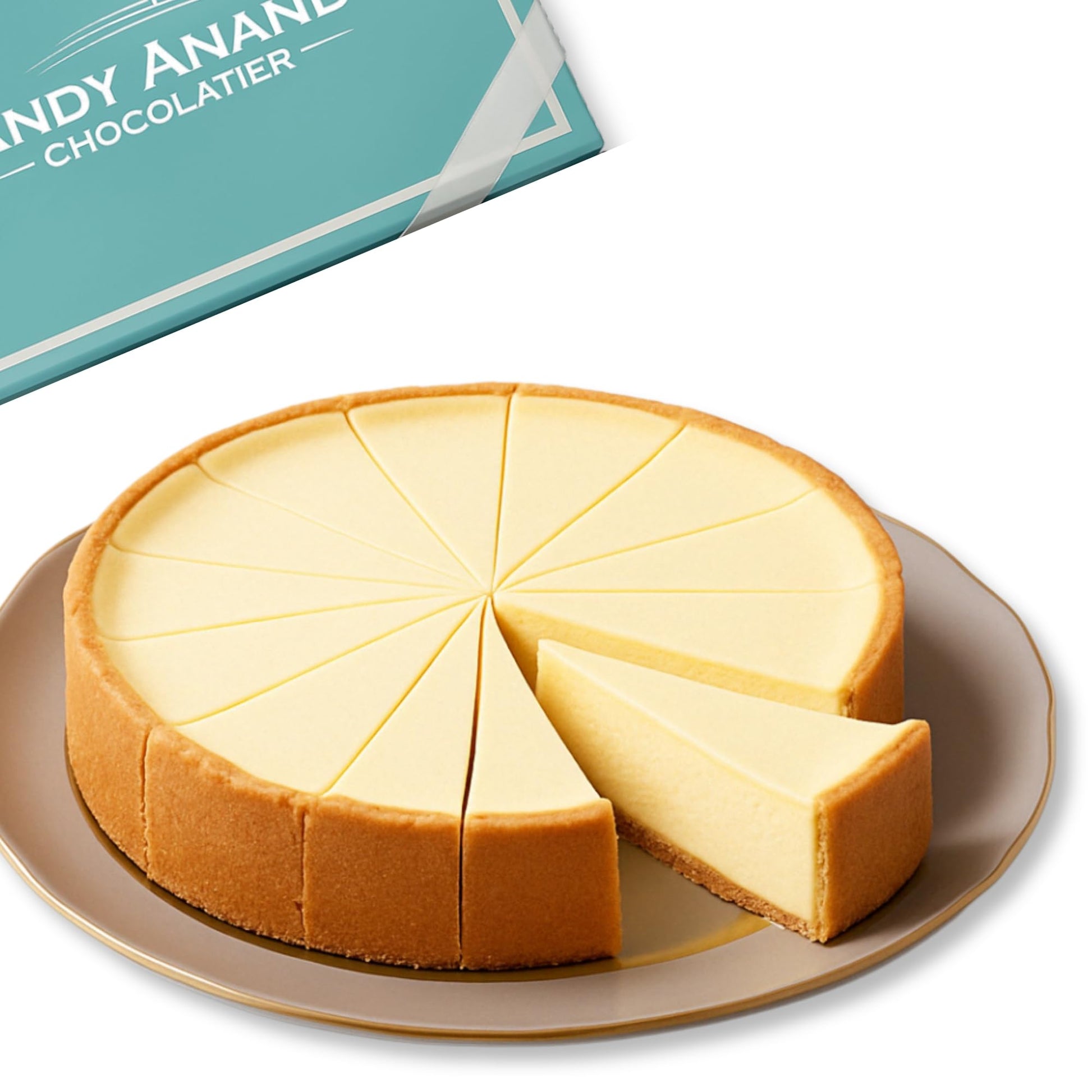 Andy Anand Chocolatier Sugar Free New York Cheesecake - Unique Flavor  Amazingly Delicious & Diaplayic Friendly 9 Low Carb Cake With No Preservatives  Perfect For Guilt Free Indulgence (2 Lb)