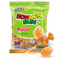Colombina Bon Bon Bum Lollipops W/Bubble Gum Center, Mango Flavor, Individually Wrapped, Ideal For Party Favors And Gifts, 1 Pack (24 Count)