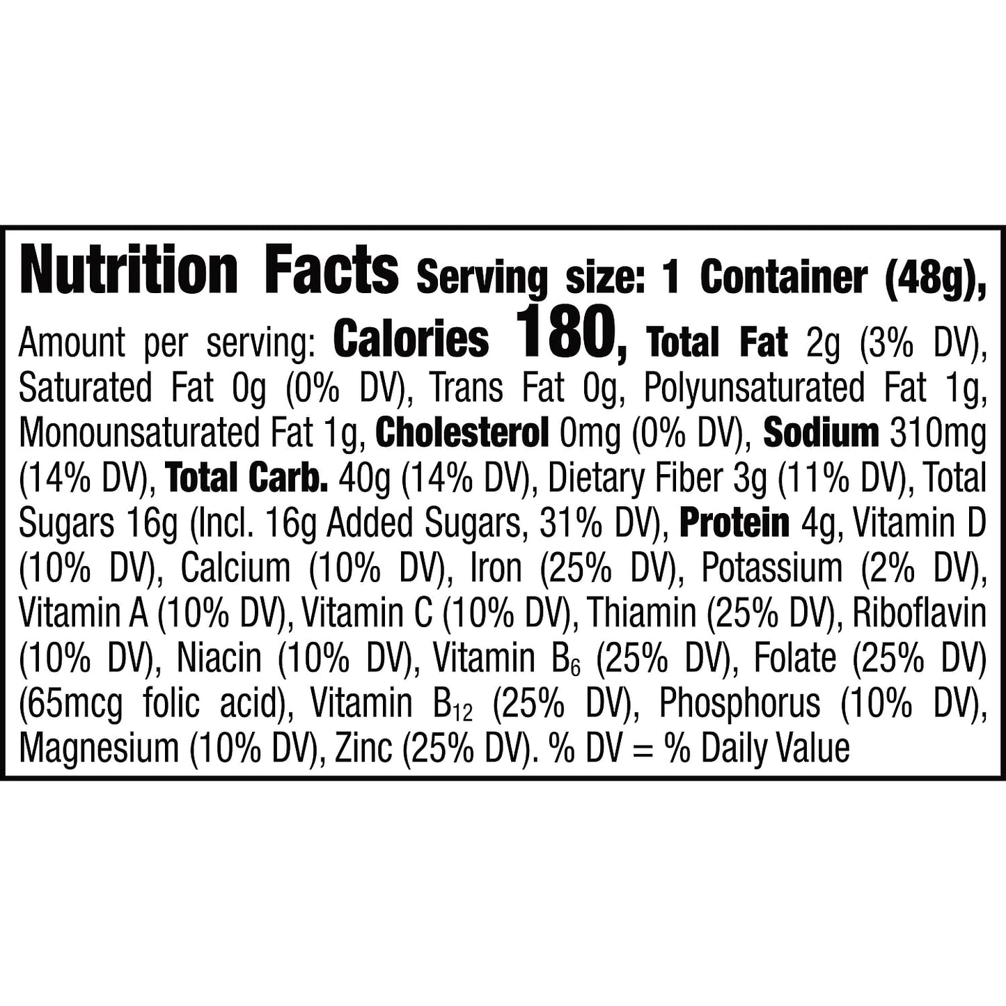 Lucky Charms Cereal, Oats And Marshmallows, 1.7 Oz, 6/Bx (Gem13899)