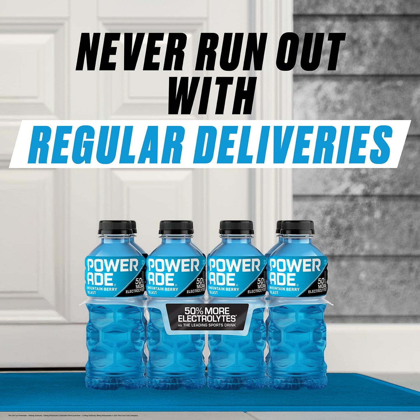 POWERADE Mountain Berry Blast Bottles  12 fl oz  8 Pack