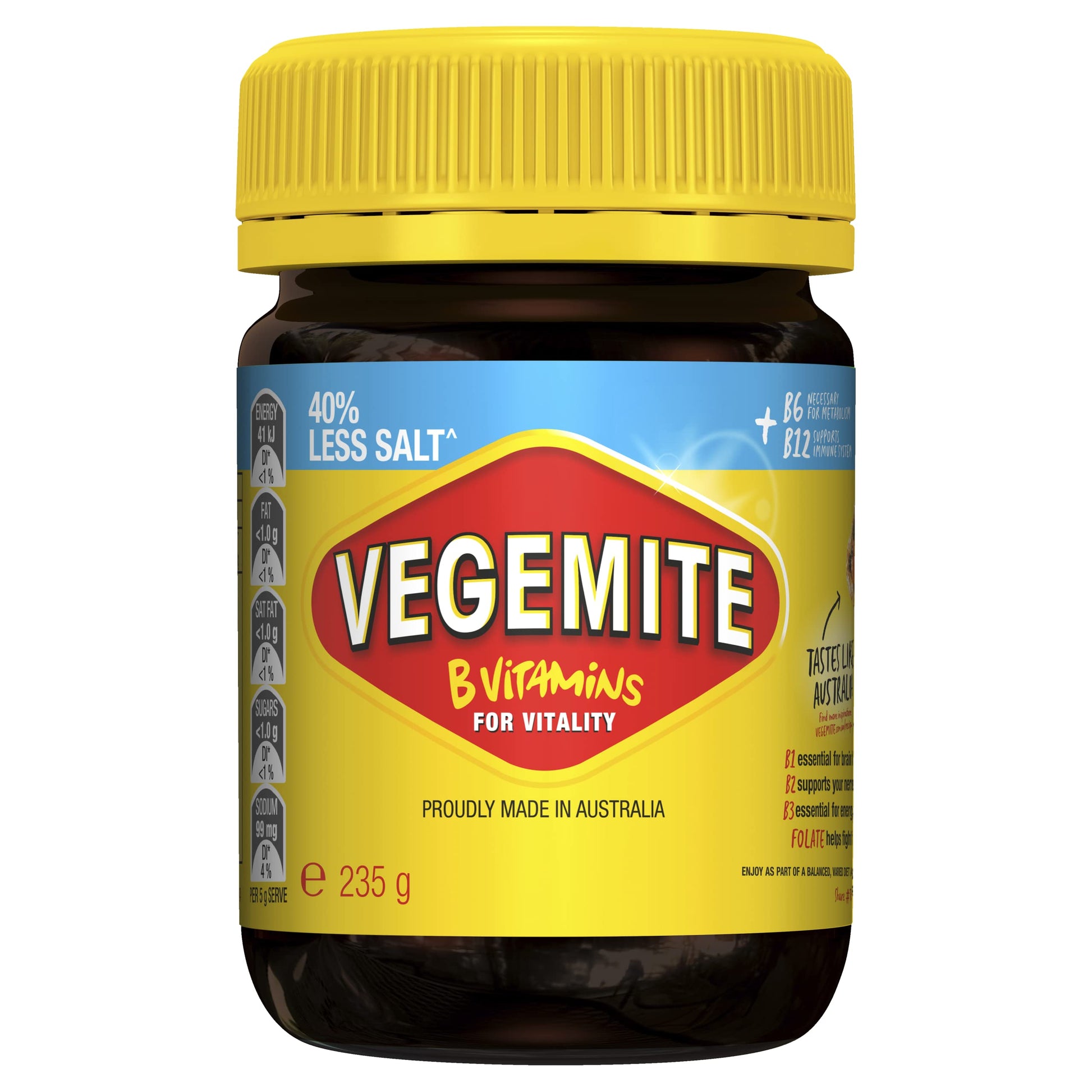 Vegemite Salt Reduced Vegemite 235Gm