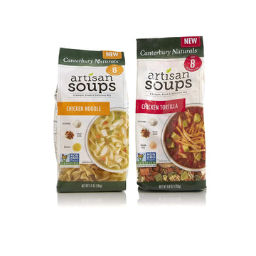 Artisan Soup Mix, Tortilla Soup Mix & Chicken Noodle Soup Mix, Non-FMO (Variety Pack)