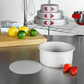 Fat Daddios Pcc-63Set Anodized Aluminum Round Cheesecake Pans, 2 Piece Set, 6 X 3 Inch
